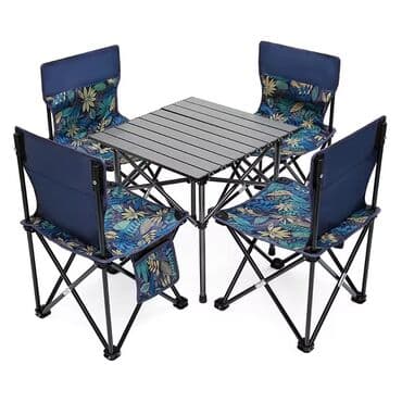 toxunma saplar satisi: Yeni, Dördbucaq masa, 4 stul, Açılan, Skameykalar ilə — 3