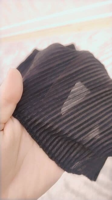 deri plas: Qara pleyse (qat-qat) fakturalı köynək/bluz. Çox baha alınıb 3 4 dəfə — 3