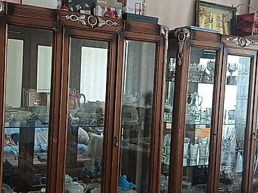 stol ev ucun: Klassik üslubda mebel dəsti - Divan: Taxta oyma detallar — 9