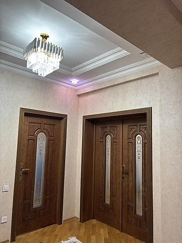 Klassik üslubda daxili qapı dəsti - Material: təbii ağac teksturasına — 3