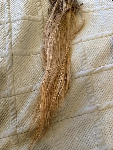 piton dərisindən ayaqqabılar: Təbii sarı-qonur saç tutamı - Material: 100% təbii insan saçı - Rəng — 3