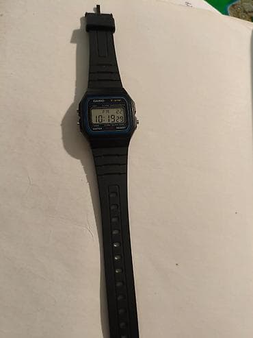 casio f91w: Qol saatı, Casio, rəng - Qara — 1
