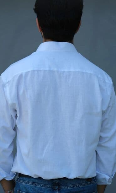 ketan sarocka: Yeni Hiizz köynəkləri Material pambıq,kətana oxşar Rəngi Ağ,Qara Ölçü — 4