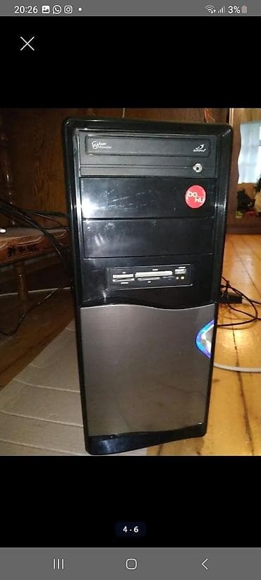 Masaüstü kompüterlər və iş stansiyaları: Stolüstü kompüter dəsti, işlək vəziyyətdədir Sistem blok -	Gigabyte — 5