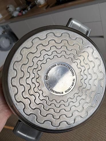 Qazan, Paslanmayan polad, 26 sm, Tefal — 2