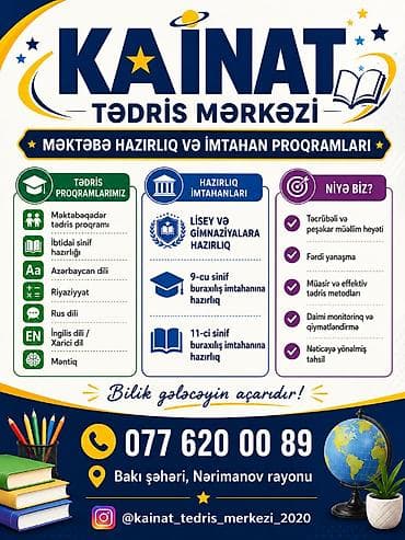 Repetitorlar: Repetitor, Məntiq, Riyaziyyat, İmtahanlara hazırlıq, Abituriyent hazırlığı — 2