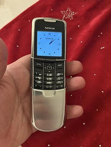 нокиа 8910i купить: Nokia rəng - Gümüşü, Düyməli — 1