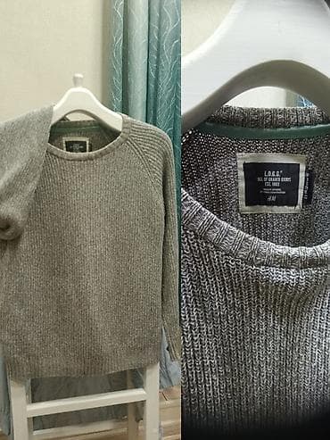 Sviter, H&M, M, L, rəng - Boz