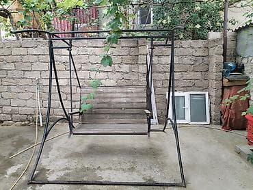 2el mebeler: İşlənmiş, Skamya-yelləncəl, Zontiksiz, Metal — 8