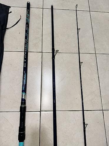 Ovçuluq və balıqçılıq: Sweida Spinning 1heftedir alinib tezedir 4.25 uzunluq 200/400Gram atis — 3
