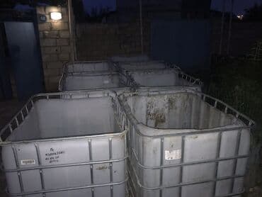 купить пластиковый бак для воды: Bak, Plastik, 1000 l l, İşlənmiş, Ünvandan götürmə — 1