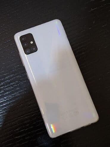 samsung s22 ekran: Samsung Galaxy A51, 64 GB, rəng - Ağ, Barmaq izi, İki sim kartlı, Face ID — 1