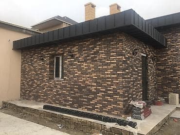ikinci el qapi: Fasad üçün dekorativ kərpic üzlük xidməti - Material: dekorativ fasad — 1