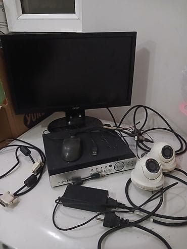 foto video texnika: Təhlükəsizlik kameraları sistemi dəsti Tərkib: - Acer 19” (təxmini) — 1
