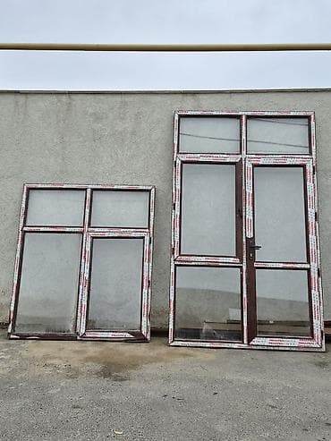 Потолок: PVC pəncərə və qapı dəsti - Material: PVC profil (üzərində “Pimapen — 1