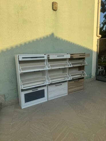 шкаф: Yeni, Açılan, 4 qapılı Düz dolab, Dəhliz dolabı, Azərbaycan — 3