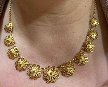Аксессуары: Колье, Желтое золото, 583 проба, 30 г — 1