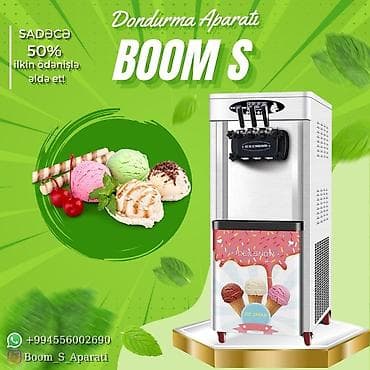 Dondurma aparatları: Hər vaxtınız xeyir, dəyərli müştərilərimiz! Ən son model “Boom S” — 3