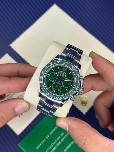 bil: Yeni, Qol saatı, Rolex, rəng - Yaşıl — 9