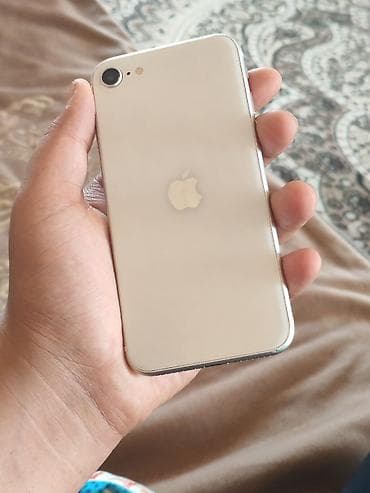 IPhone SE 2020, 64 GB, Ağ, Zəmanət, Barmaq izi, Simsiz şarj
