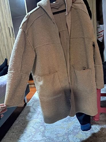 palto qadin: Qışlıq kapüşonlu palto/kardiqan - Material: iki tərəfi yumşaq — 3