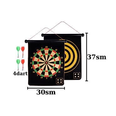 dart: Dart, dart lövhəsi, maqnitli dart, asılqan dart, dart taxtası (37 sm) — 2