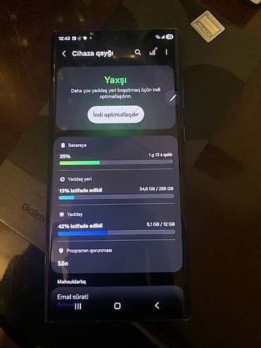 s22 256: Samsung Galaxy S22 Ultra, 256 GB, rəng - Qara, Sensor, Barmaq izi, Simsiz şarj — 3