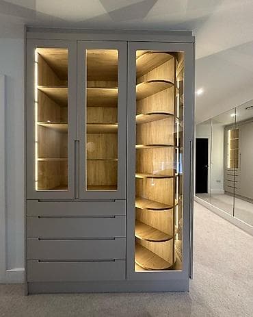 bugdanın qiyməti: Düz dolab, Qonaq otağı üçün, Dəhliz üçün, Yataq otağı üçün, Paltar üçün, Açılan, Korpuslu, 4 qapılı — 9