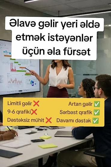 Сфера образования: Əlavə gəlir qazanmaq istəyənlər üçün fürsət - Artan gəlir imkanı - — 1