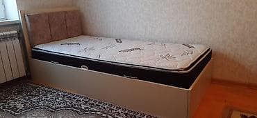 iwlenmiw mebel: İşlənmiş, Təknəfərlik çarpayı, Bazasız, Matras ilə, Siyirməsiz, Azərbaycan — 1