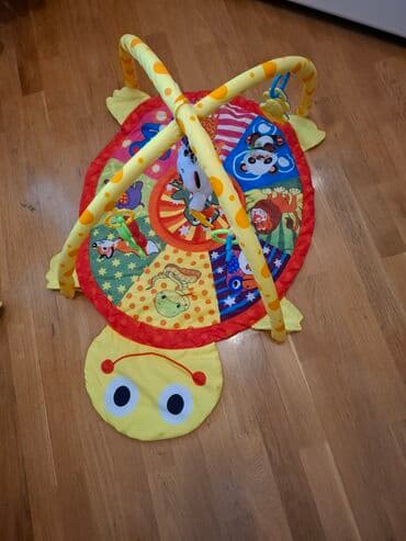 uşaq xalca: Tısbağa formasında hazırlanmış bu oyun xalçası, körpələr üçün — 3