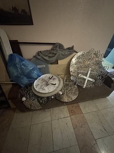 lyustur: Led Çılçıraq, 4 və daha çox lampa, Metal — 2