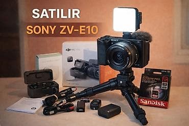 noutbuk adapteri: Vlog çəkilişi və kontent istehsalı üçün tam set( BÜTÜN MƏHSULLAR 1 AY — 1