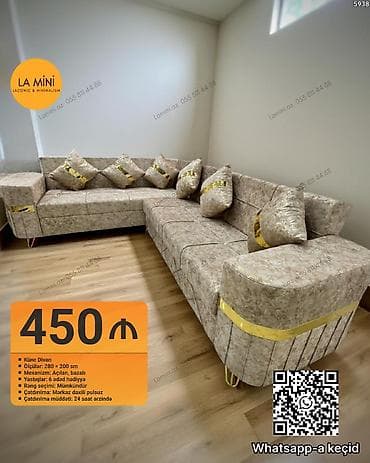 Künc divan, Açılan, Bazalı, Parça, Şəhərdaxili pulsuz çatdırılma