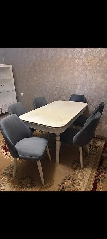 Qonaq otağı üçün, 6 stul