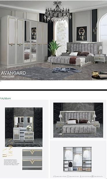 karaca gence: İkinəfərlik çarpayı, Termo, Dolab, Tumba, Yeni — 1