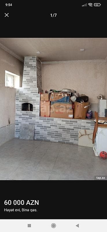 xirdalanda heyet evi: Həyət evi – Binə qəs. - Plan: 2 yataq otagi bir zal, mətbəx və — 7