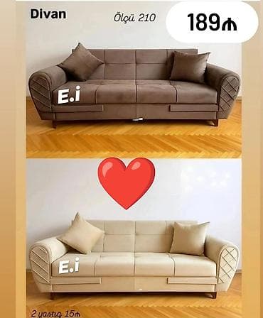 Divan, Yeni, Açılan, Bazalı, Parça, Ödənişli çatdırılma