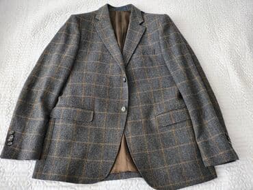 kişi ucun klassik qara kostyum: Kişi üçün klasik blezer – CONCRETE by ZEROLLE - Parça: İtaliya — 1