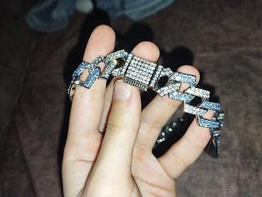 bujuteriyalar: Buz kubalı zəncir boyunbağı - Dizayn: Kalın “Cuban link” (kubalı) — 5