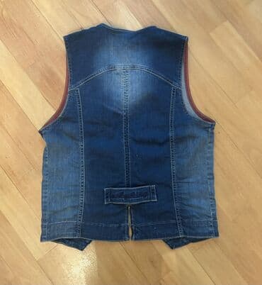Pencəklər: Cins jilet - Material: qalın denim (cins parça), elastiksiz. - Rəng — 2