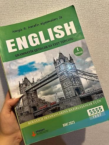 kitablar type 0: Məhsul: “English – Qrammatik Qeydlər və Test Toplusu (I hissə)” — 1