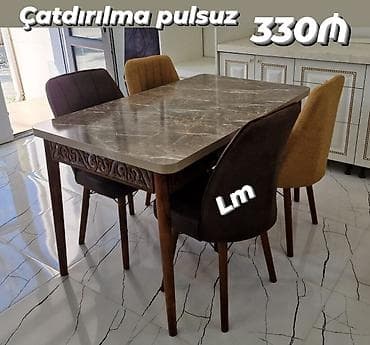 sutul: *masa dəsti* 💥 _🇹🇷 *türk fabri̇ka🇹🇷*_ _*endi̇ri̇mlə*_ : *330 ₼* 💃🏻 — 1