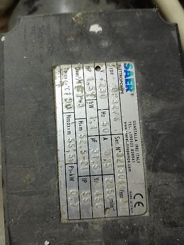 Nasos, Suvarma üçün, quraşdırılma Səthi