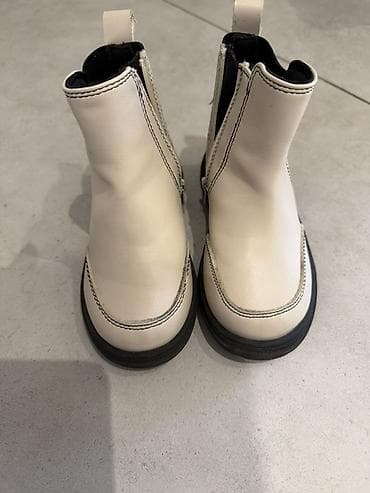 mövsümi uşaq çəkmələri: Rəng - Bej Çəkmələr, Ölçü: 23, Uniseks — 1