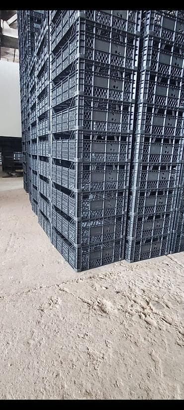 Plastik ventilyasiyalı yeşiklər - Material: möhkəm, yüngül plastik -