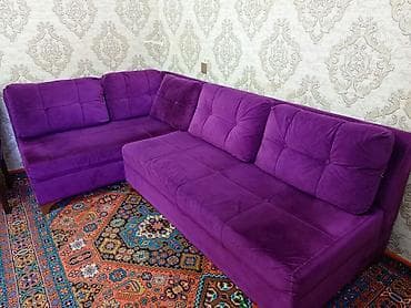 kunc divanar: Künc divan, Açılmayan, Bazasız, Vеlur parça — 3