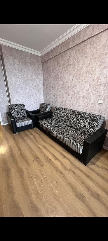 İşlənmiş, Divan, 2 kreslo, Bazalı, Açılan