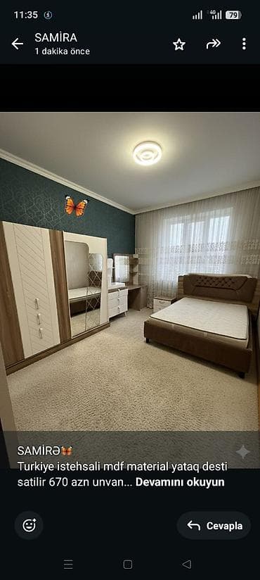 Ev və bağ: SAMİRƏ🦋 Turkiye istehsali mdf material yataq desti satilir 670 azn — 1