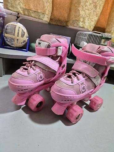 Məhsul: Uşaq dördtəkərli patinlər (rollers) - Rəng: Çəhrayı - Dizayn — 6